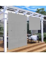 Patio 4'Wx6'H Light Gray Shades Outdoor Foldable Shades Blinds Foldable Shades for Patio Porch Deck Balcony Pergola Carport Garden - 3 Years Warranty