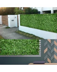 Aritificial Ivy Fence Wall Décor Faux Ivy Expandable/Stretchable Privacy Fence Screen Artificial Leaf Screening Roll UV Fade Protected Privacy Hedging for Both Outdoor or Indoor Garden Backyard and 