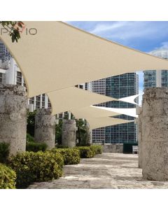 sun shade sail permeable strengthen durable outdoor canopy UV 