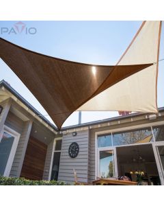 Sun Shade Sail Light Gray Hemmed Fabric Cloth Canopy Awning Outdoor UV 11-16'FT 