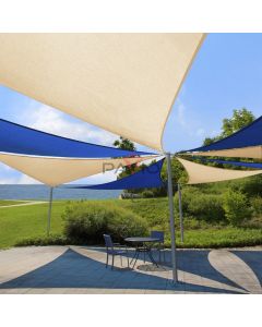220GSM Sun Shade Sail Turquoise Straight Edge Canopy Awning Patio 6x6 10x40'FT 
