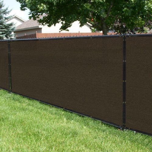 5'x25' Green Black Beige Brown Privacy Fence Windscreen Garden Shade Mesh Fabric 