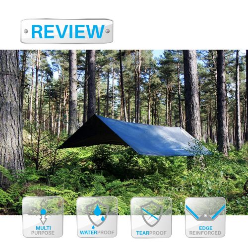 All Purpose Tarp Poly Canopy Tent Shelter Reinforced Resistant Cover Tarpaulin 