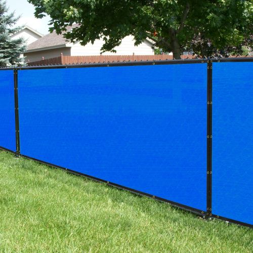 Customize 8' FT Tall Brown Privacy Screen Fence Windscreen Mesh Shade Yard Cover 