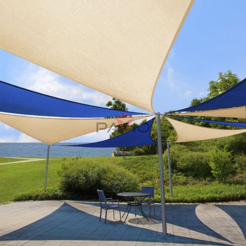 Outdoor triangle canopy shop
