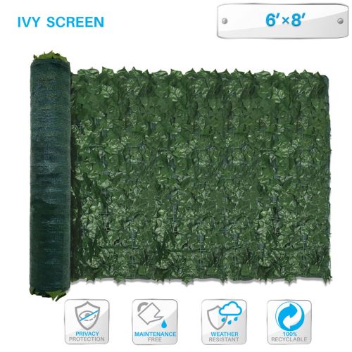 Artificial Faux Ivy Leaf Privacy Fence Screen Décor Panels Cover Outdoor Hedge 